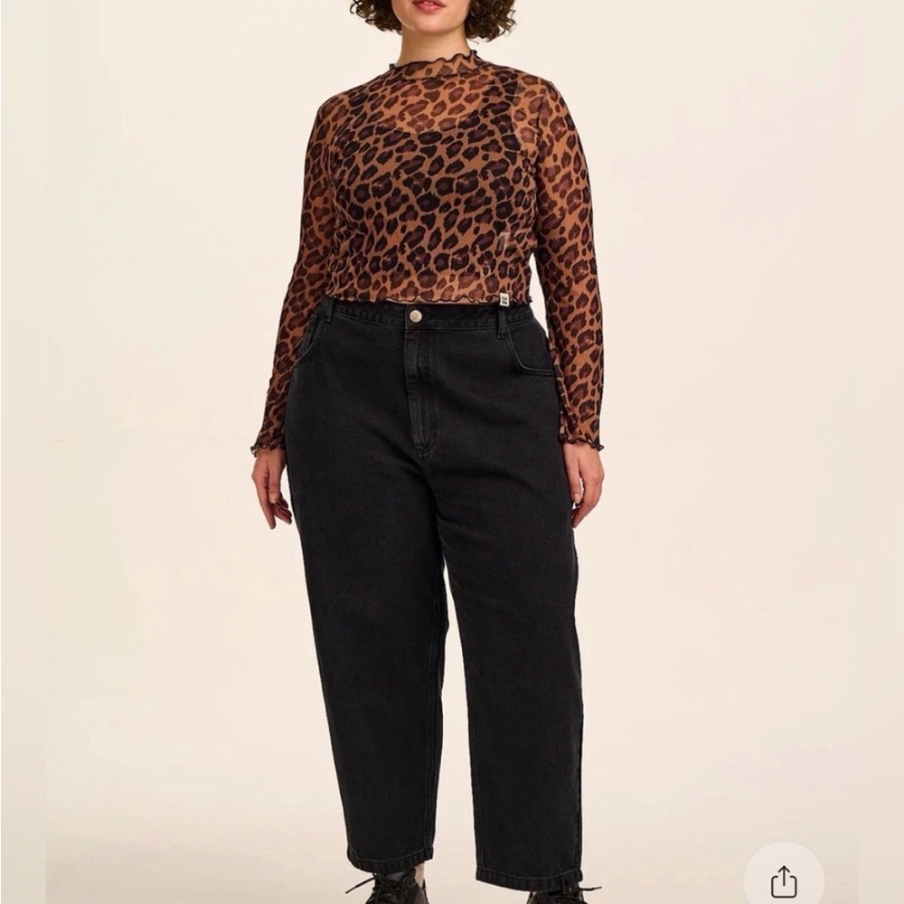 Lucy & Yak High-Waist Black Jeans size W36